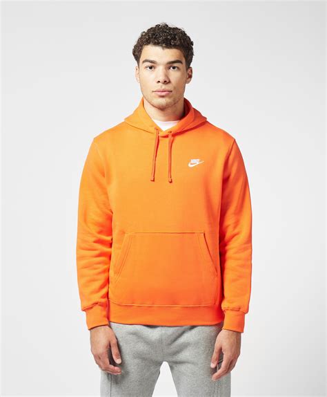 orange nike hoodie